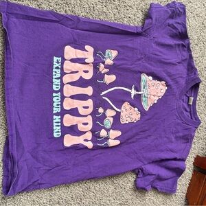 Gildan Purple Kids Tee with Graphic Design